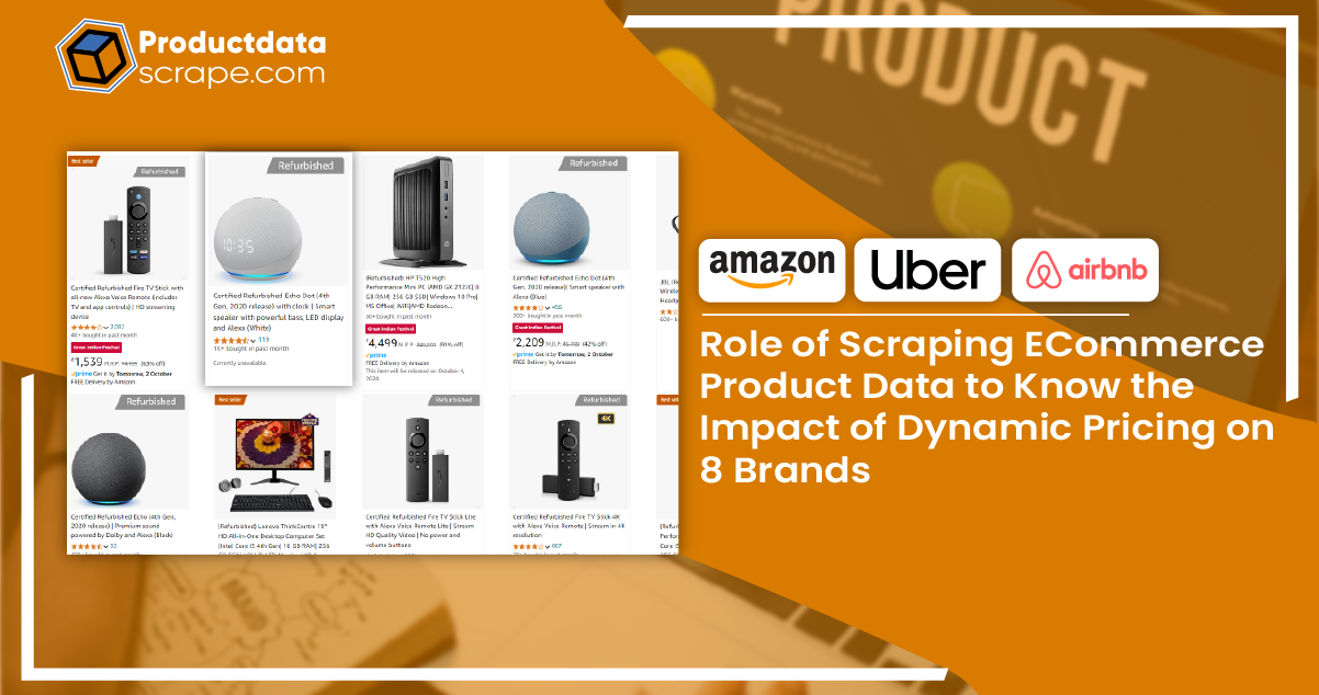 Role of Scraping eCommerce Product Data to Know the Impact of Dynamic Pricing on 8 Brands